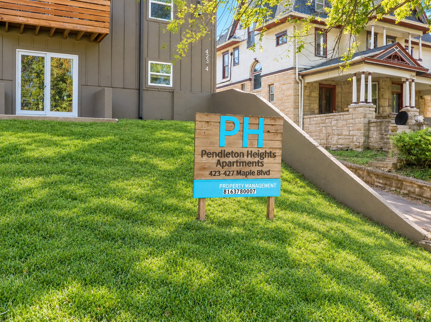 Pendleton Heights Apartments Lawn Sign Pendleton Heights Apartments